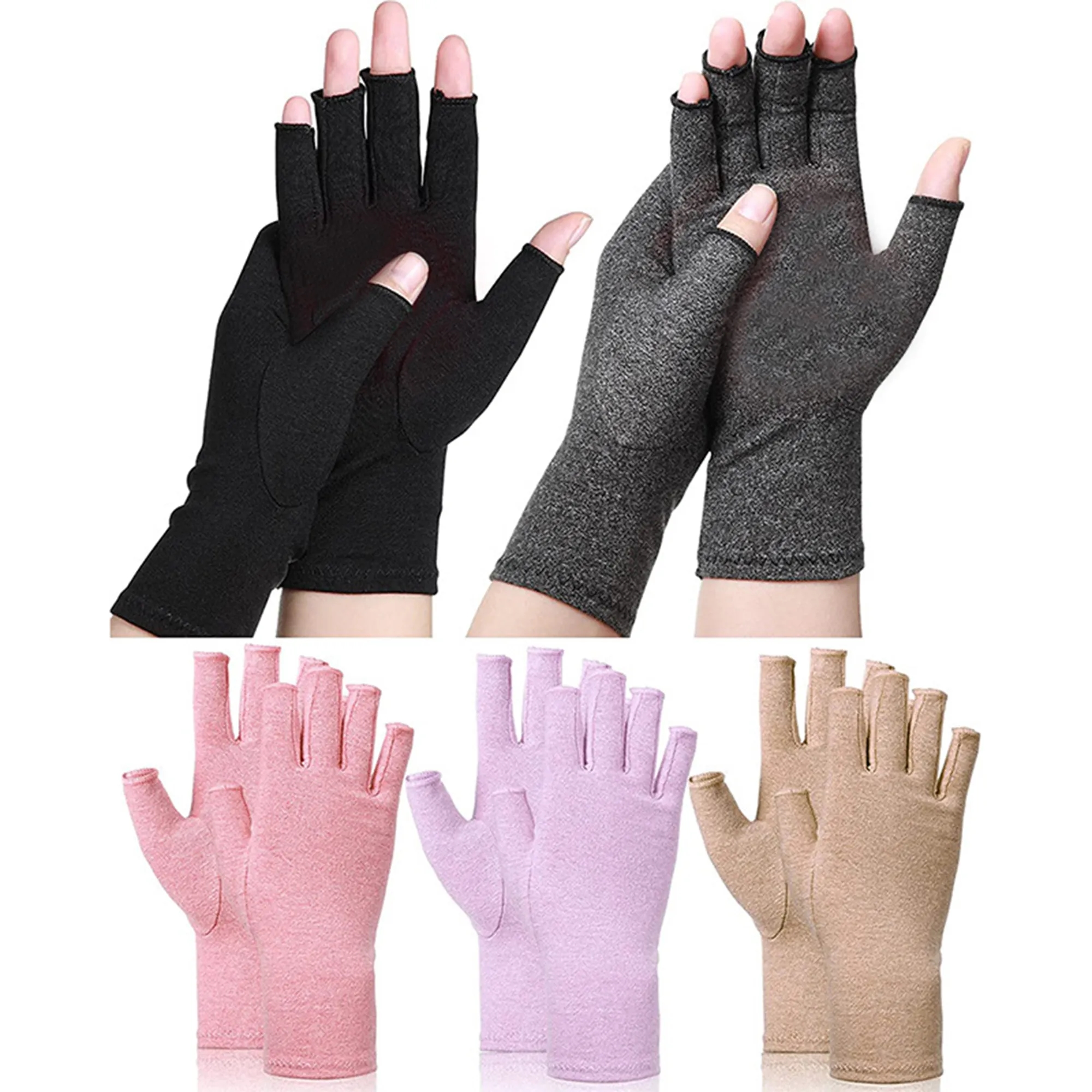 Winter Warm Knit Fingerless Gloves MOQ50pcs 2