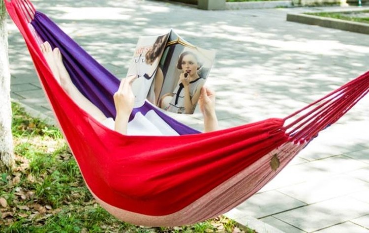 Outdoor Camping Canvas Hammock 2