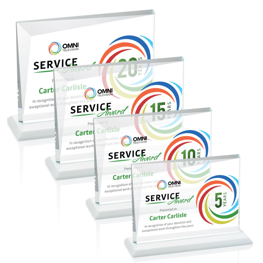 Mirela VividPrint™ Award - White