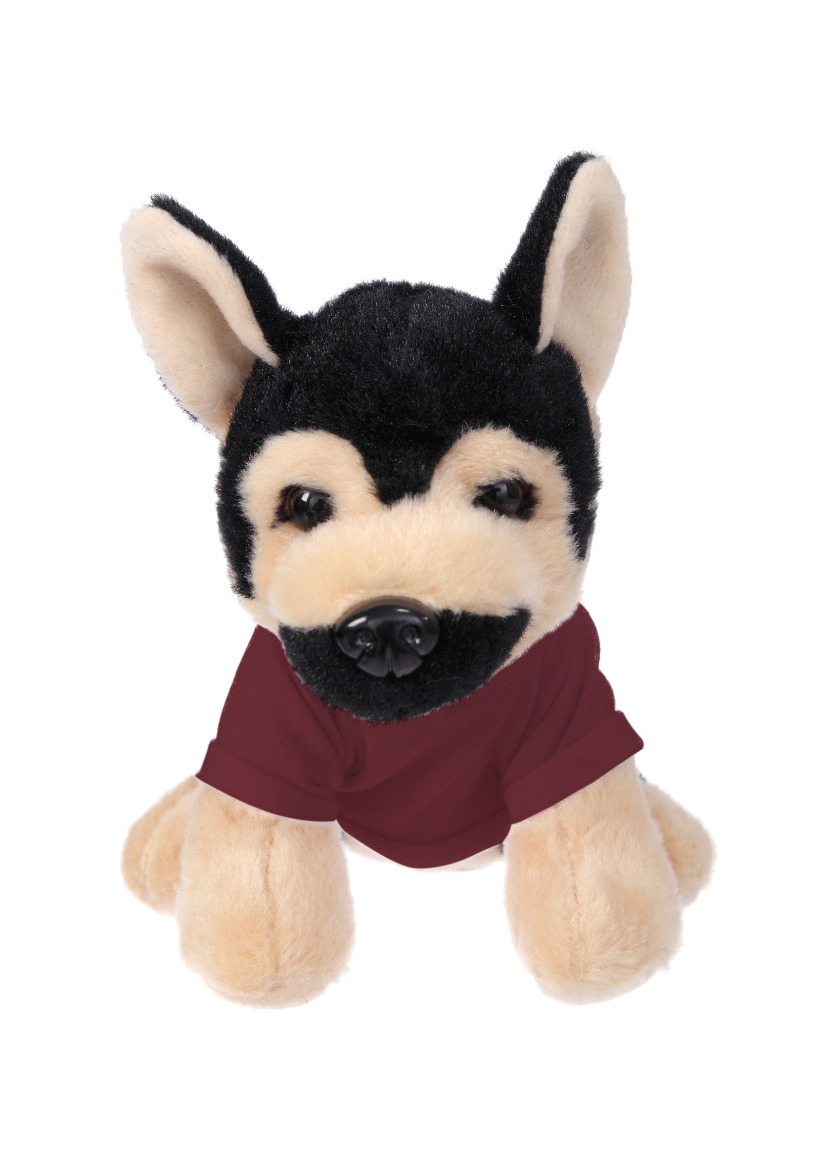 Soft Plush Sitting German Shepherd wearing a T-Shirt 19