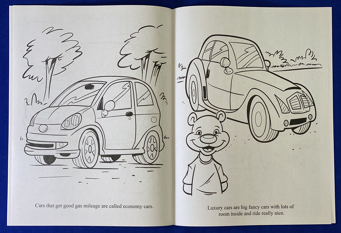 COLORING BOOK - Our New Car! Coloring & Activity Book 2