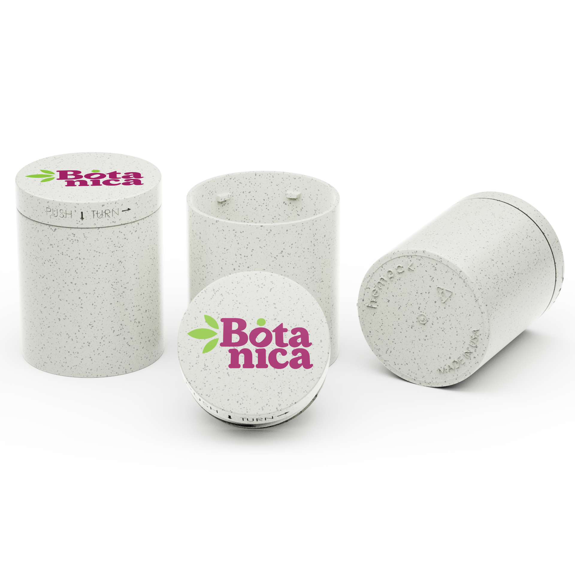 Custom HEMP Plastic CR Jar – 4 oz 6