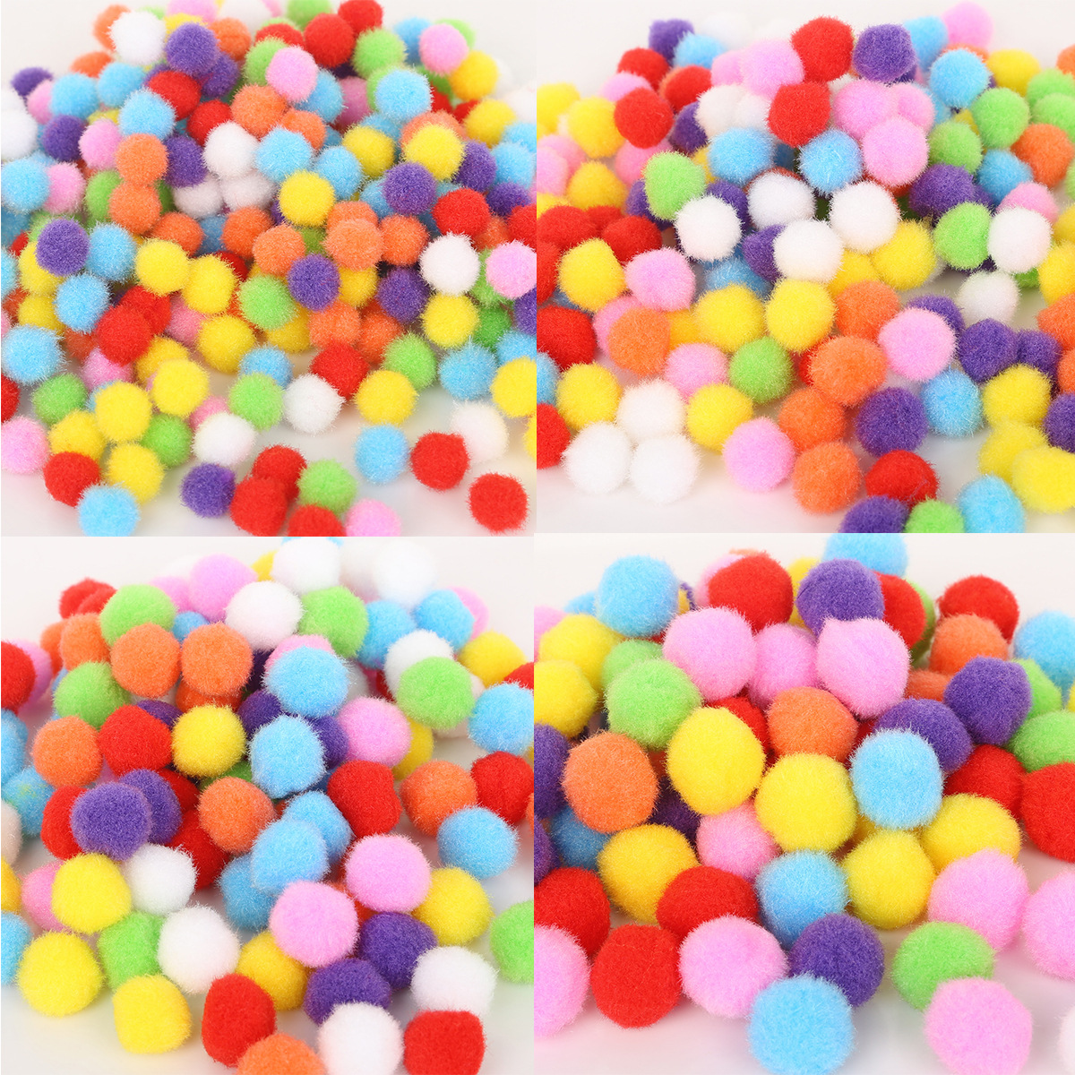 Soft and Fluffy Craft Pom Pom Balls ( 500 pieces ) 27