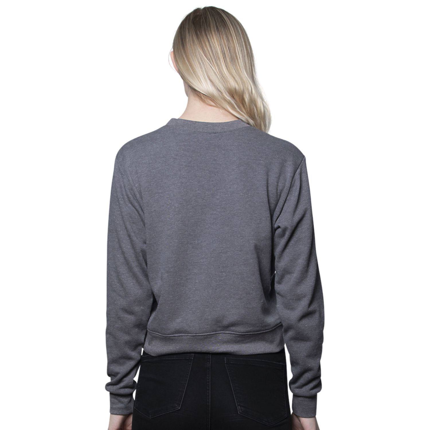 USA Made Womens Organic RPET French Terry Crew 3