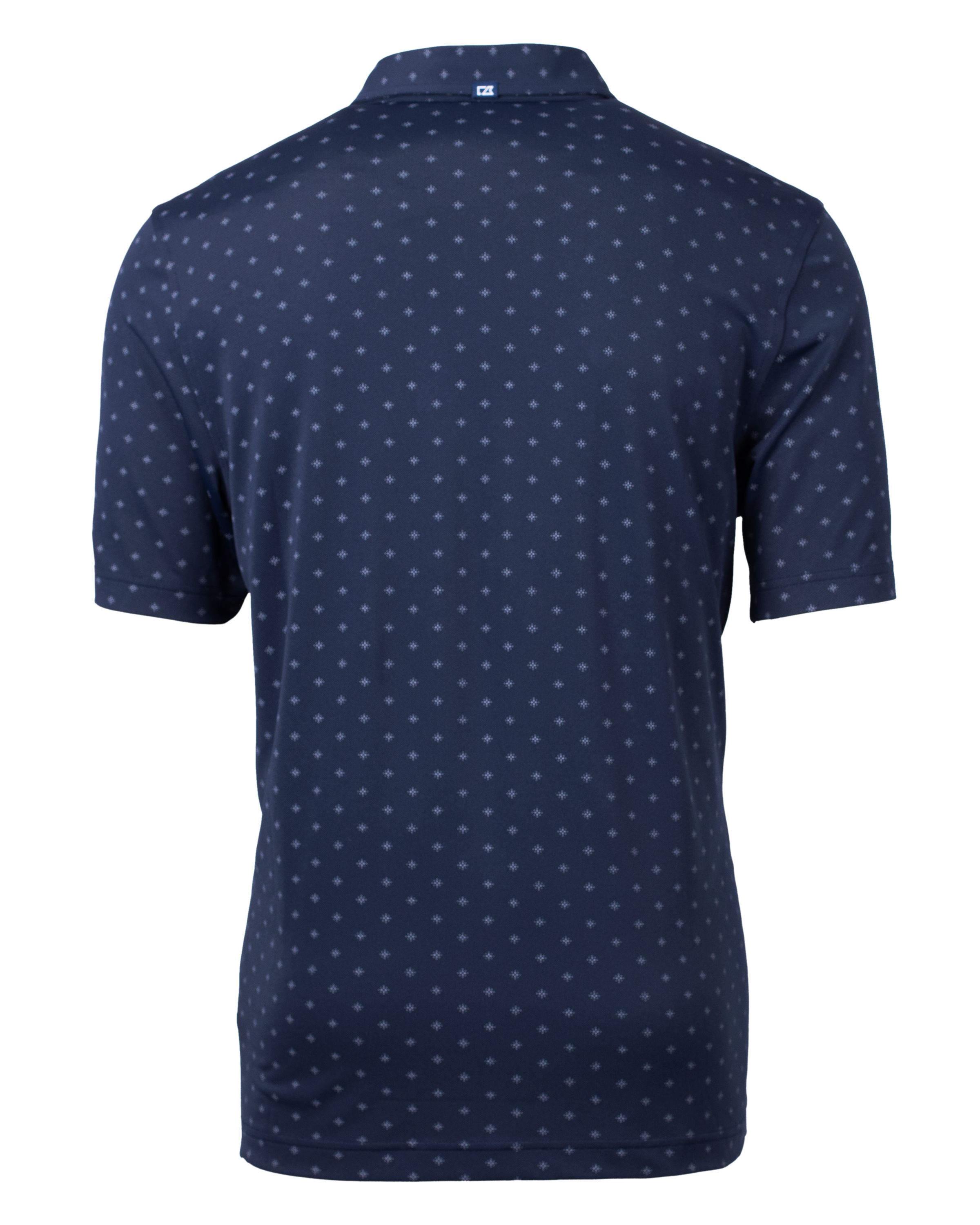Cutter & Buck Virtue Recycled Tile Print Featherlight Pique Mens Big & Tall Polo Big & Tall 16
