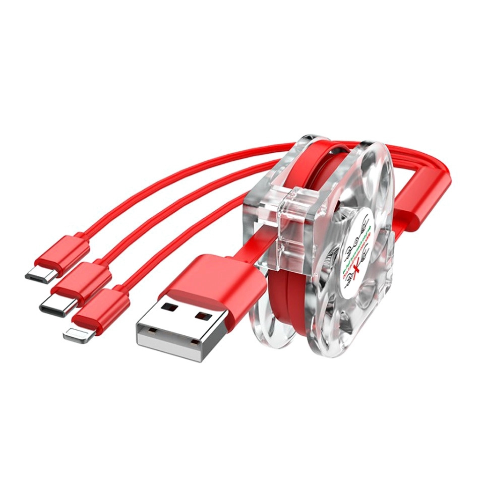 3 in 1 Multi USB Retracrable Charger Cable 10