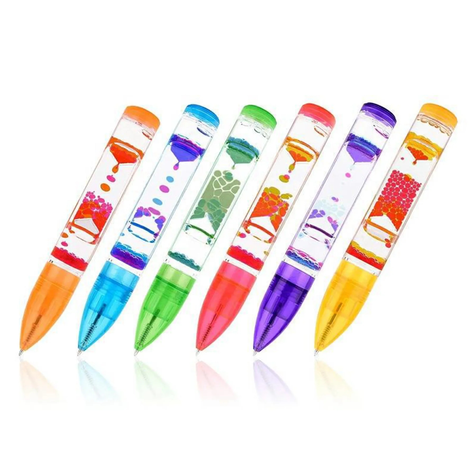 Multi Colored Liquid Motion Bubbler Pen 3