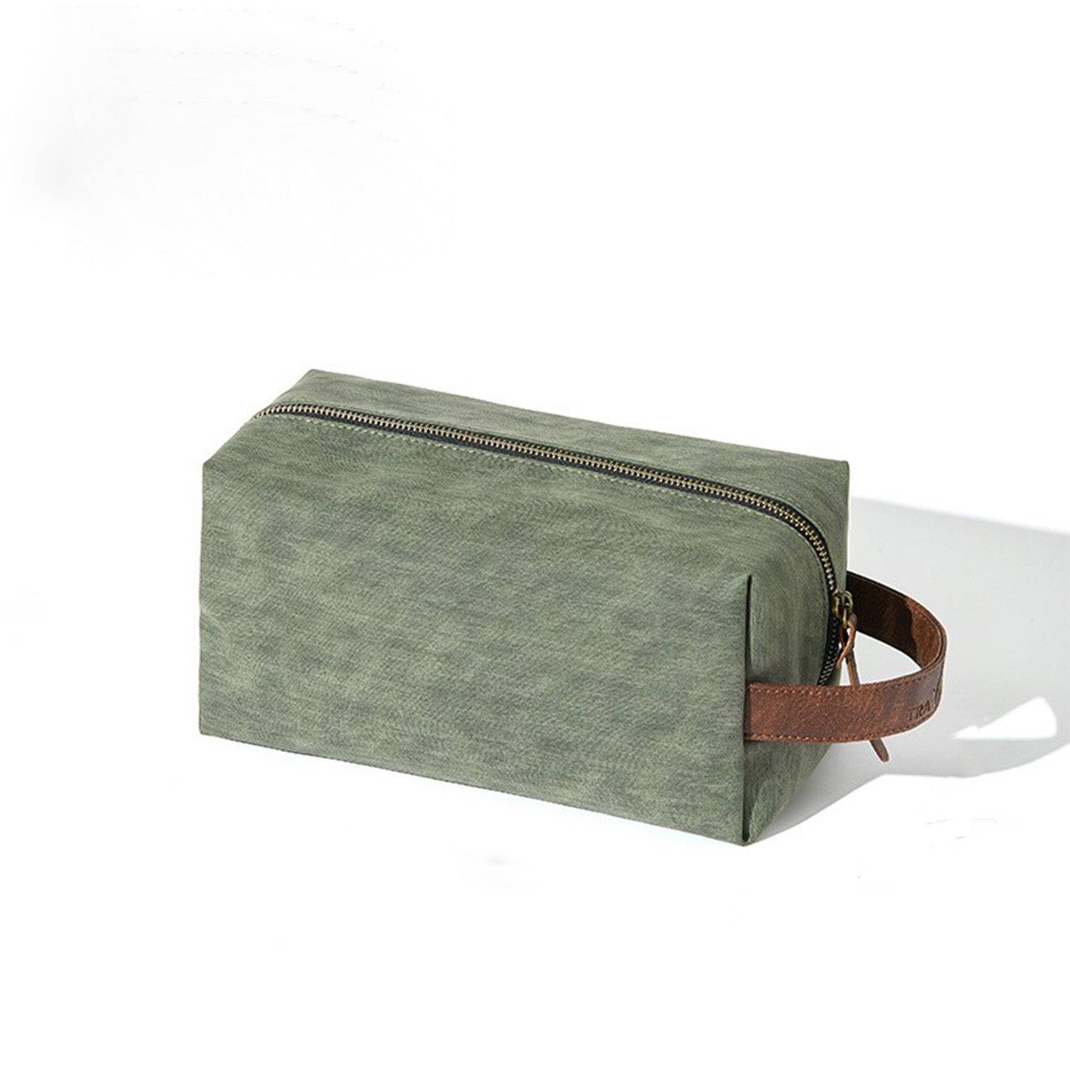 PU Leather Portable Square Toiletry Bag 5