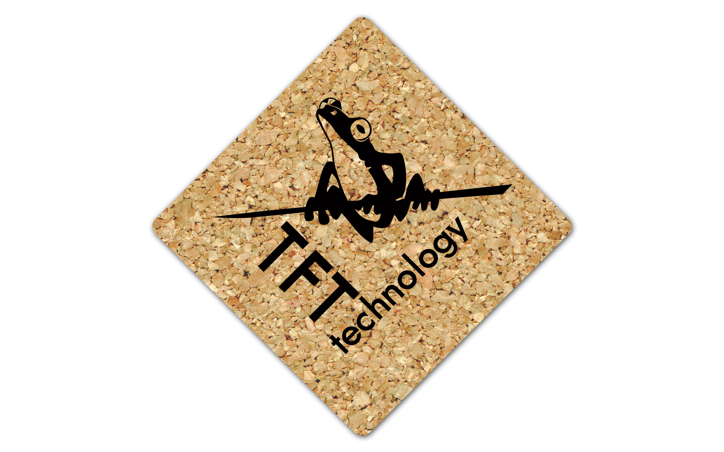 Diamond Cork Coaster 4D 3