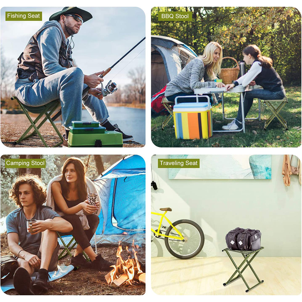 Portable Thickened Military Folding Stool 2