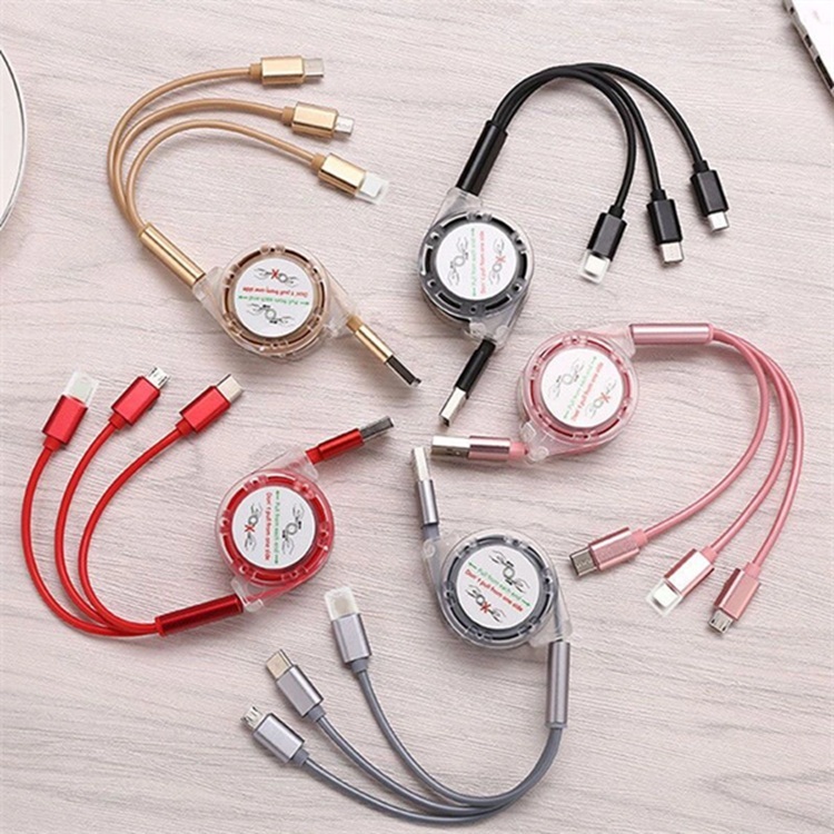 TriCharge Retractable Cable 1