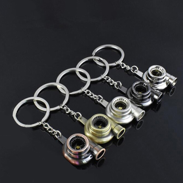Creative Car Turbo Metal Keychain 2
