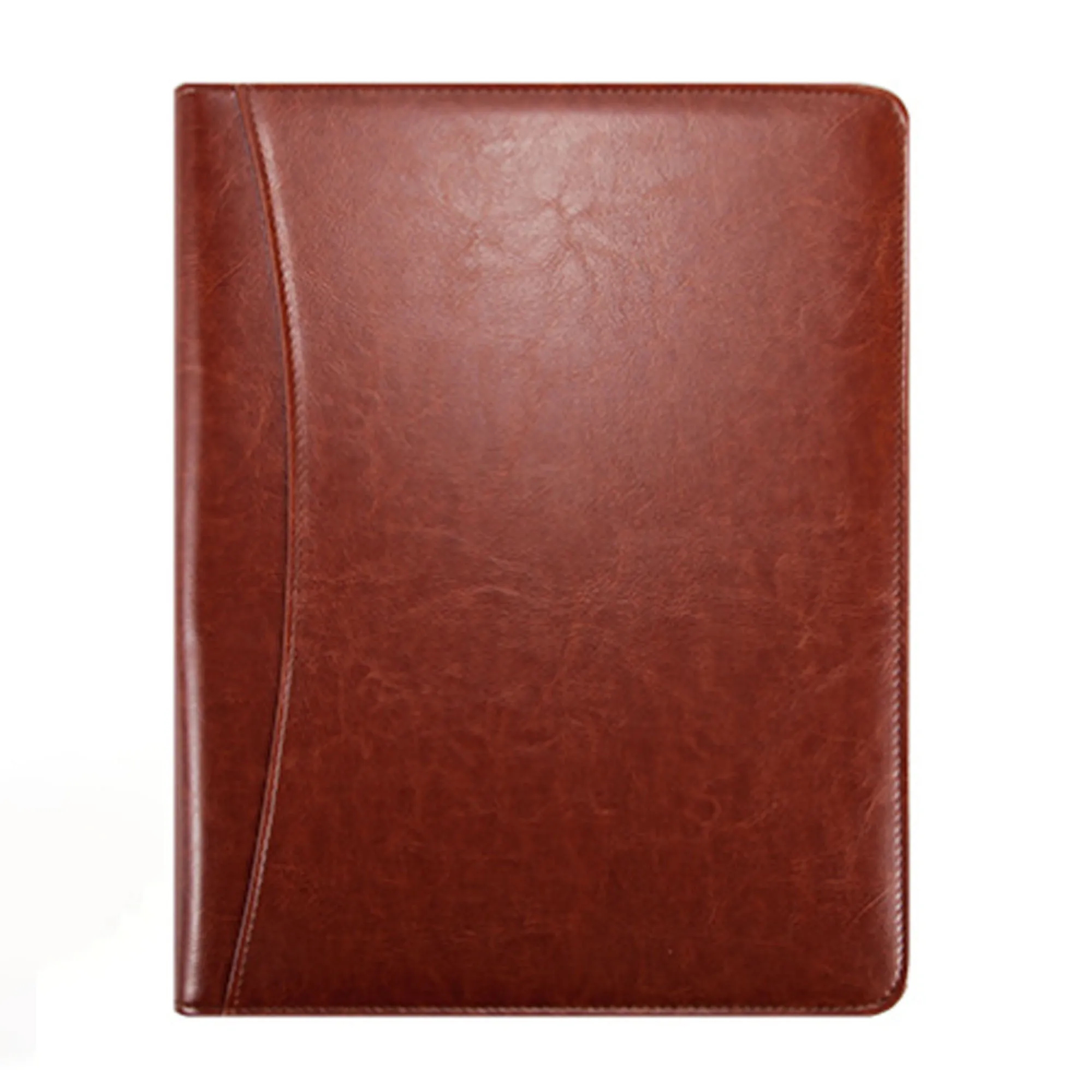 A4 Zipper Business Leather Padfolio 4