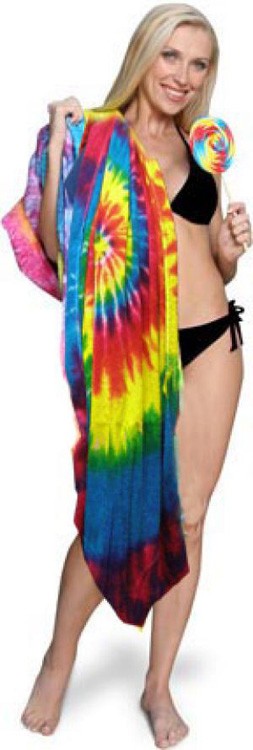 30 x 60 Tie Dye Beach Towel 2