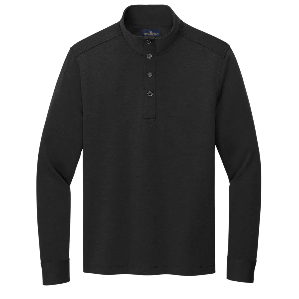 Brooks Brothers(R) Mid-Layer Stretch Half-Button 4