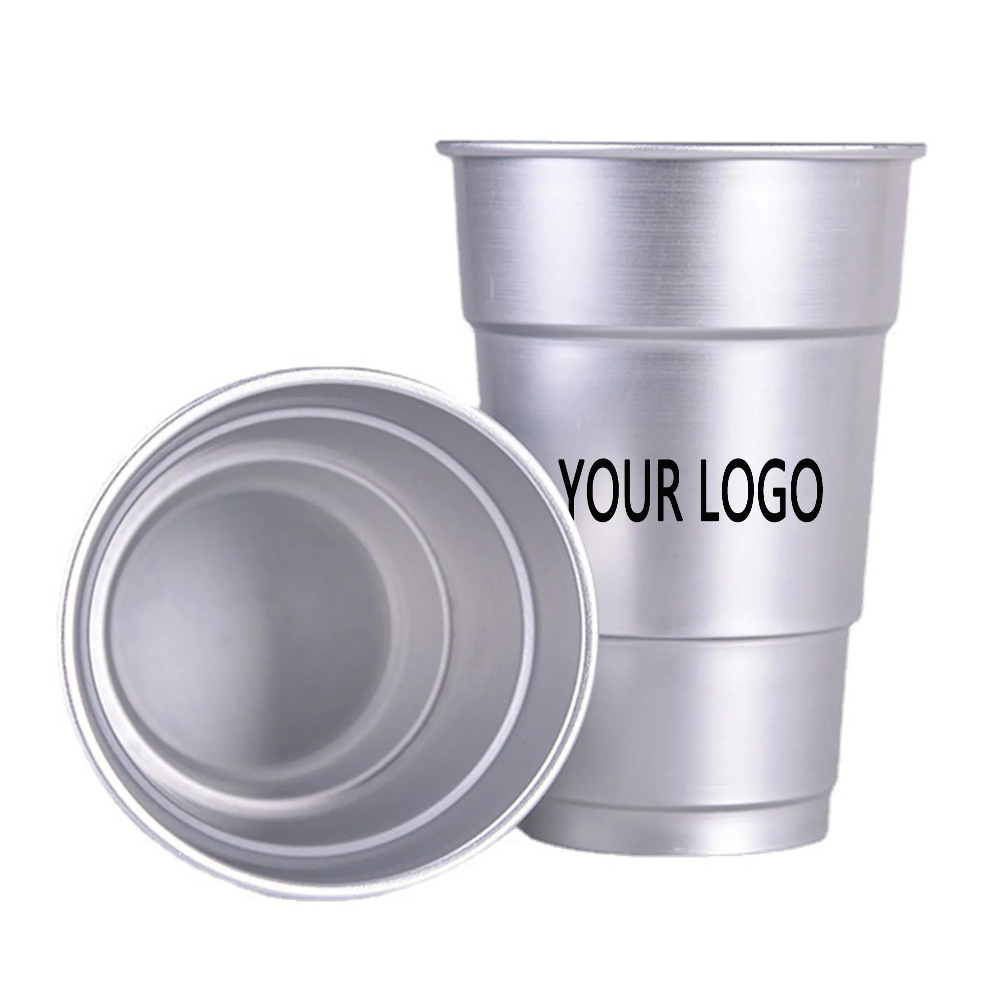 16 OZ Aluminum Pint Cup MOQ 100 4