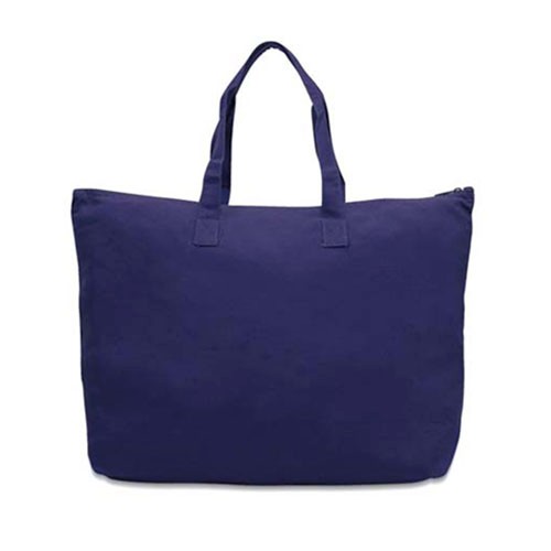 10 oz. Large Zippered Canvas Tote 6