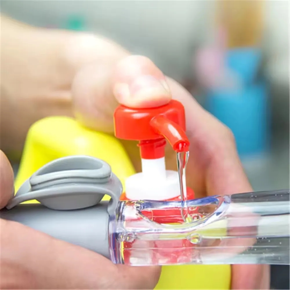 Dish Pot Brush with Soap Dispenser 4