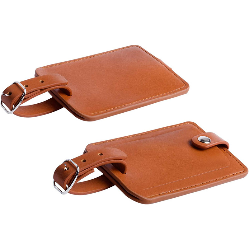 Pratical Leather Baggage Tags for Travellers 11