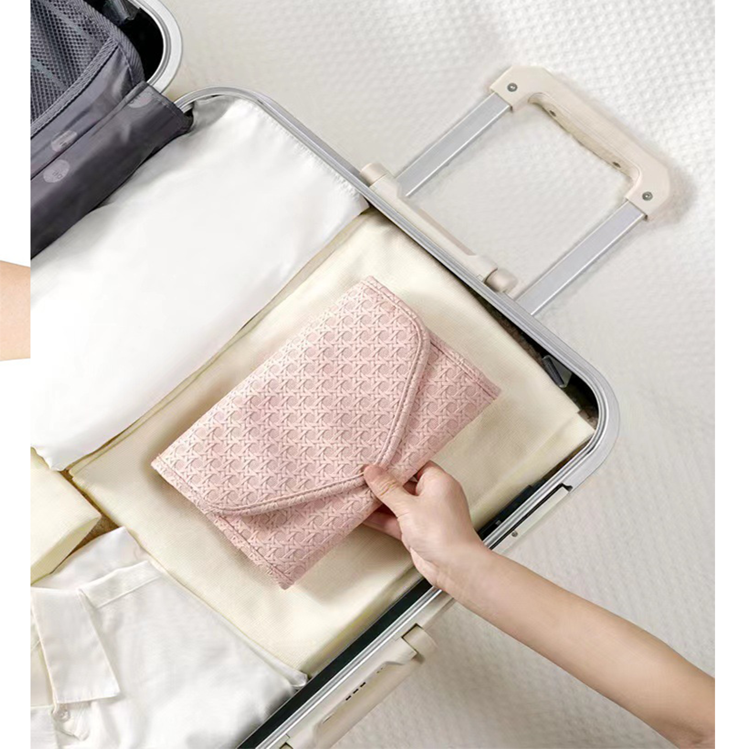 Portable Travel Jewelry Organizer Case Handbag 6