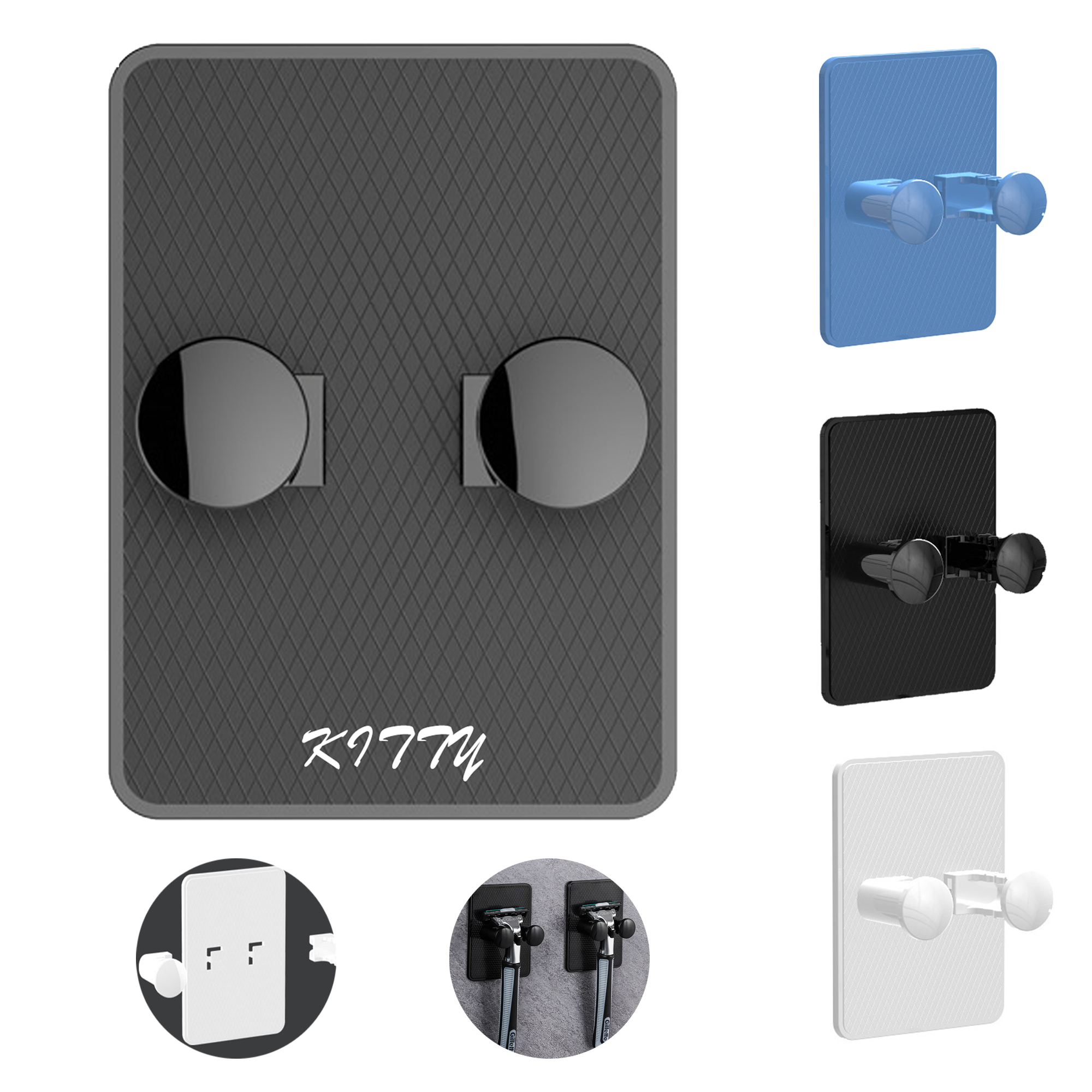 Drill-Free Storage Shelf Hook