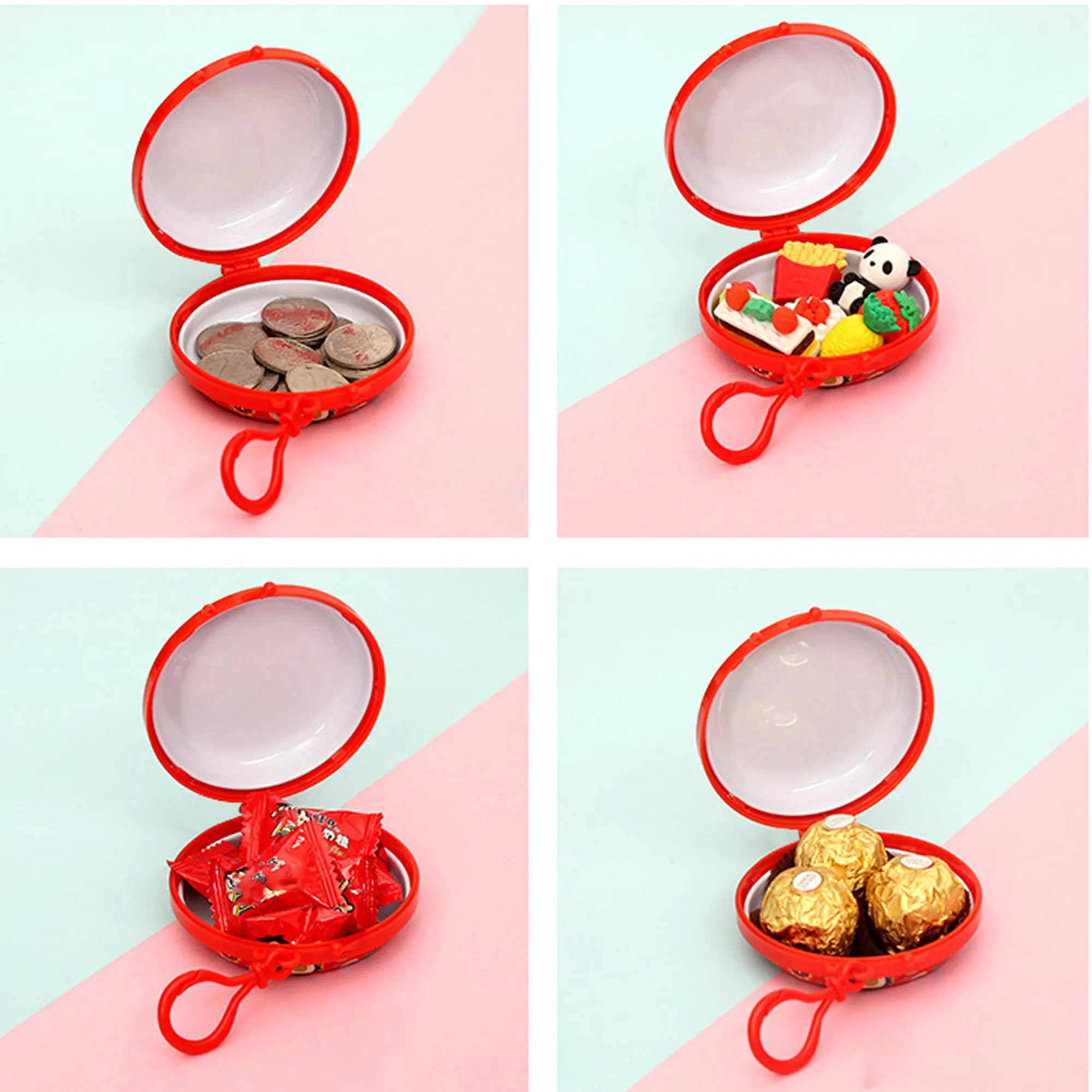 Custom Tinplate Coin Headphone Wire Key Organizer Box 2