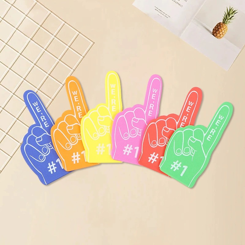 Custom Mini Foam Cheer Fingers Gloves 3