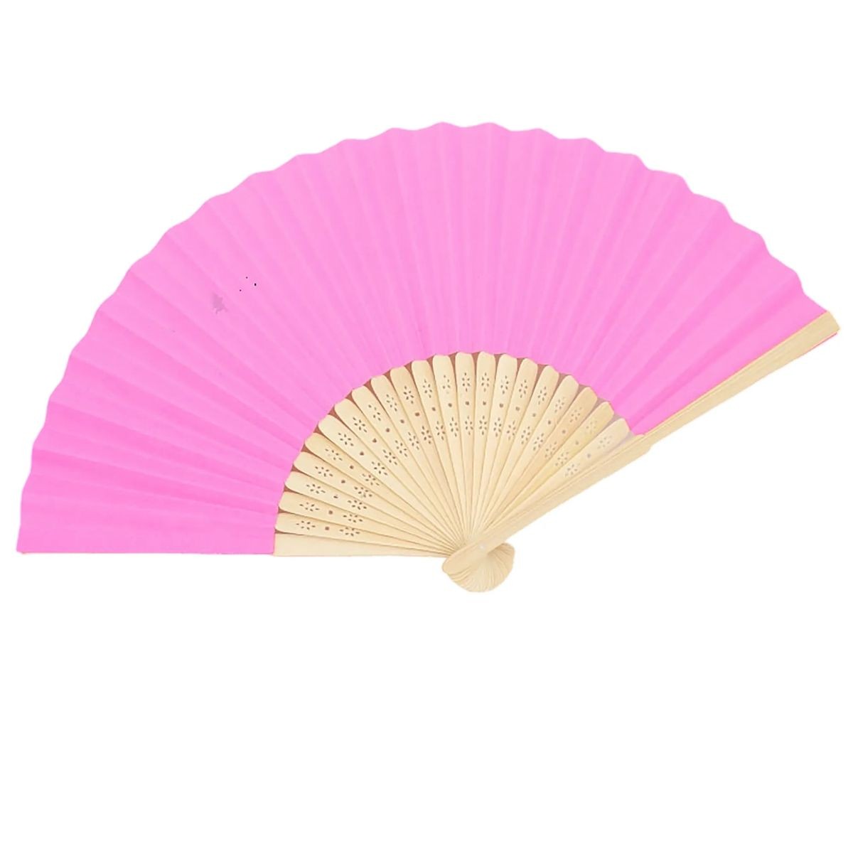 14.96 Inch Paper Fan with Bamboo Frame Lightweight Design 7