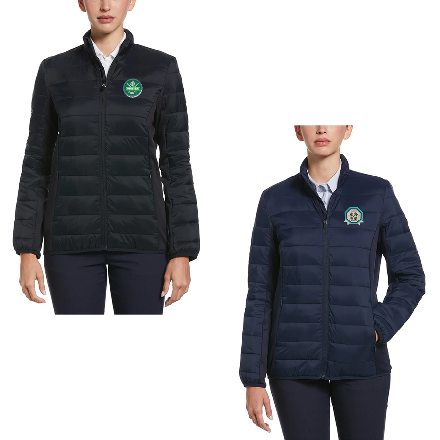 Perry Ellis Ladies Full-Zip Puffer 3