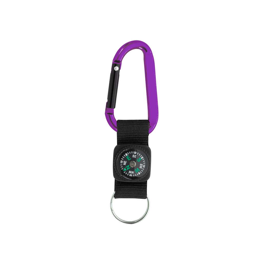 Combo Carabiner Compass Keychain 11