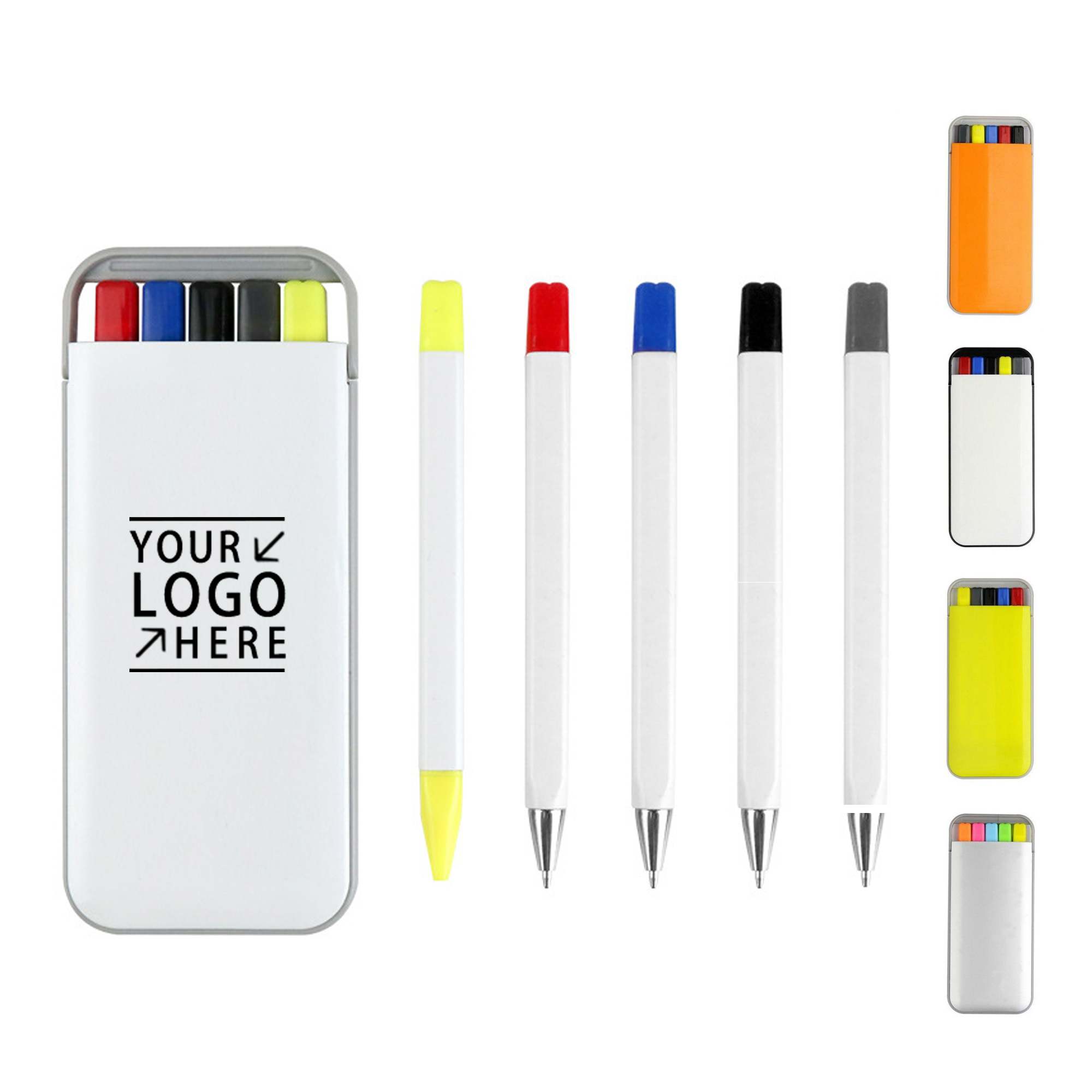 5-in-1 Pen Set With Highlighter and Ballpointpen 2