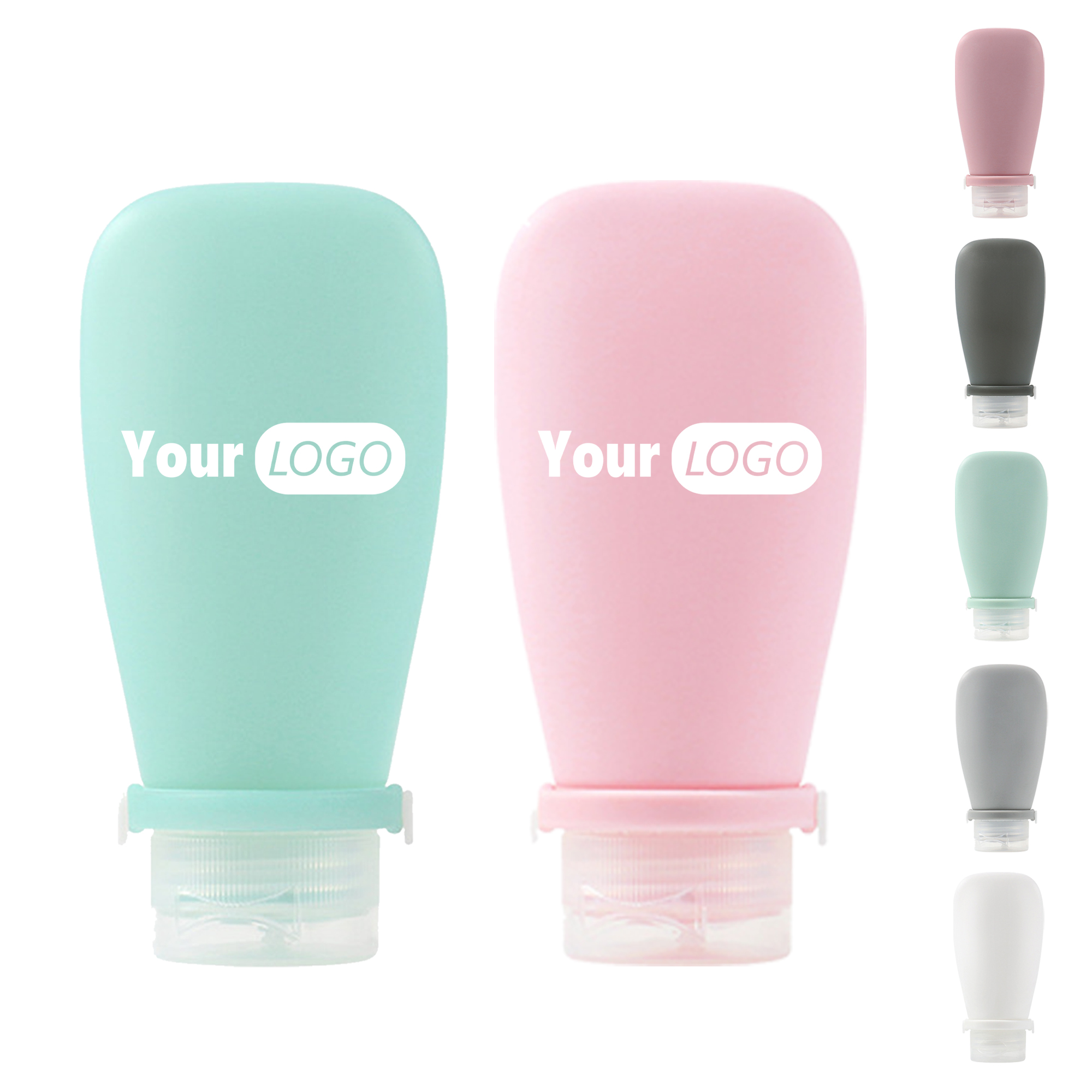 3oz Silicone Travel Bottle With Flip Cap 1