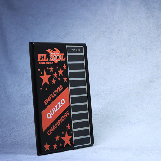 Black Plaque With Perpetual Magnetic Tiles 2