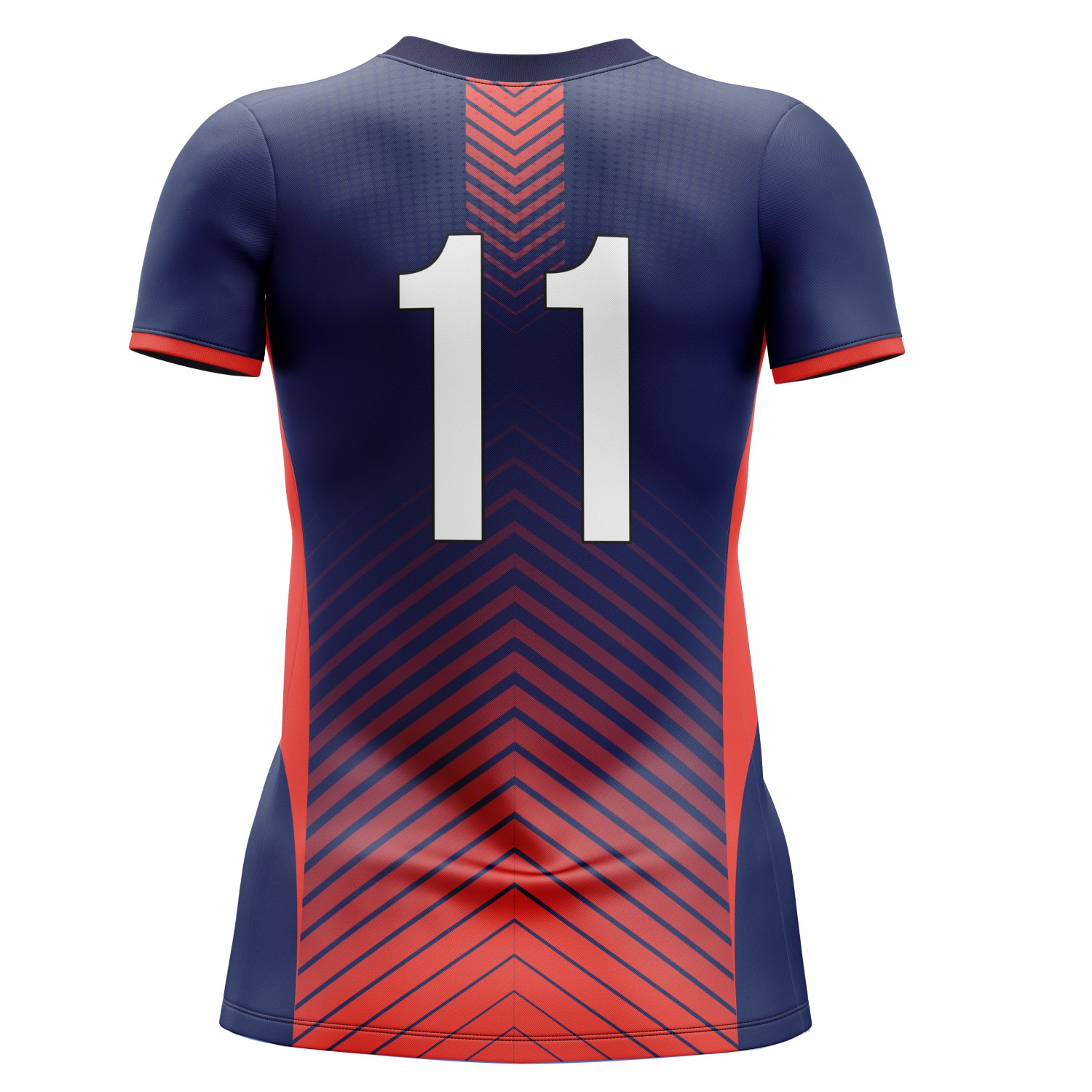 Women's Custom Full Sublimation Soccer Jersey - Interlock Fabric 5