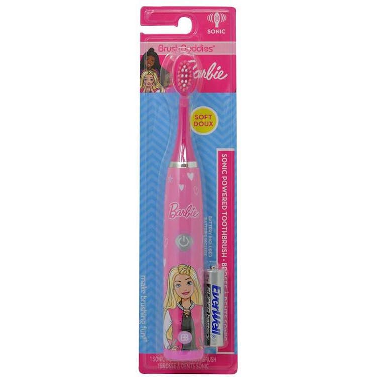 Kid's Battery Powered Electric Sonic Toothbrush - Barbie