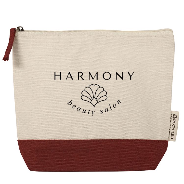 12oz. Rosewood Recycled Canvas Everyday Pouch 30