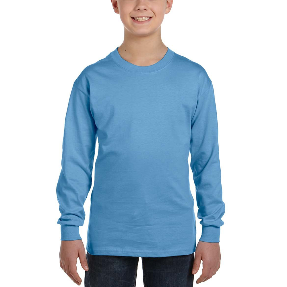 Gildan Heavy Cotton Youth Long Sleeve T-Shirt 23