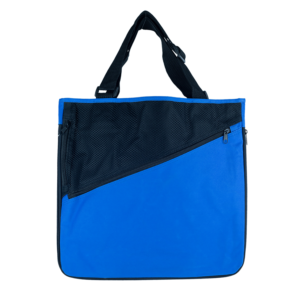 2 Tone Expandable Poly Tote Bag 3