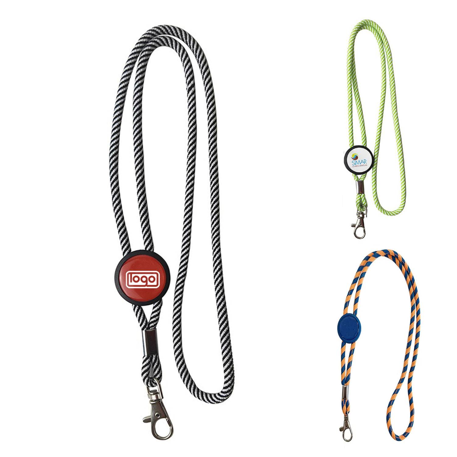 Adjustable Round Rope Lanyard 1