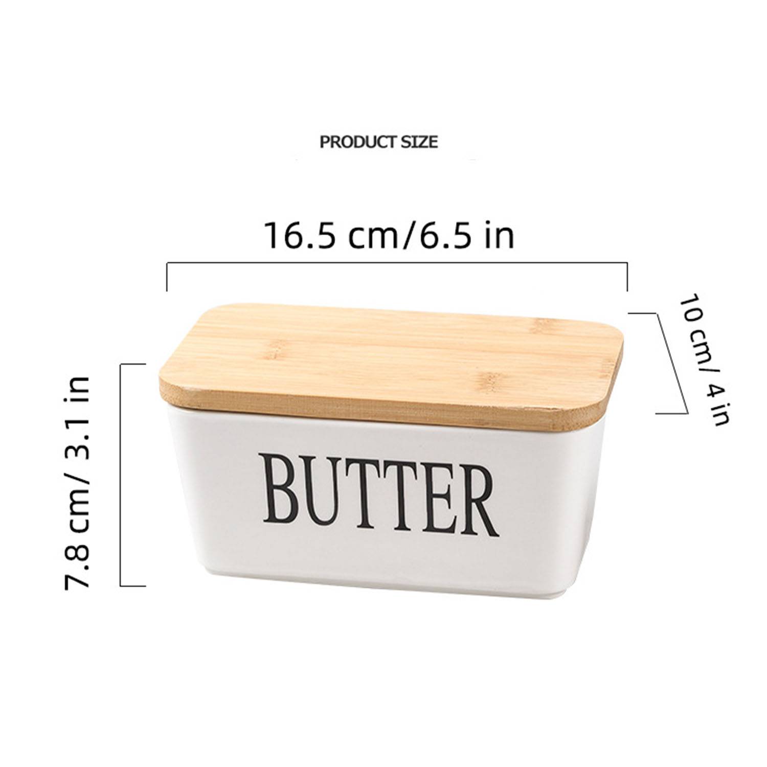 Ceremic Butter Dish with Lid 3