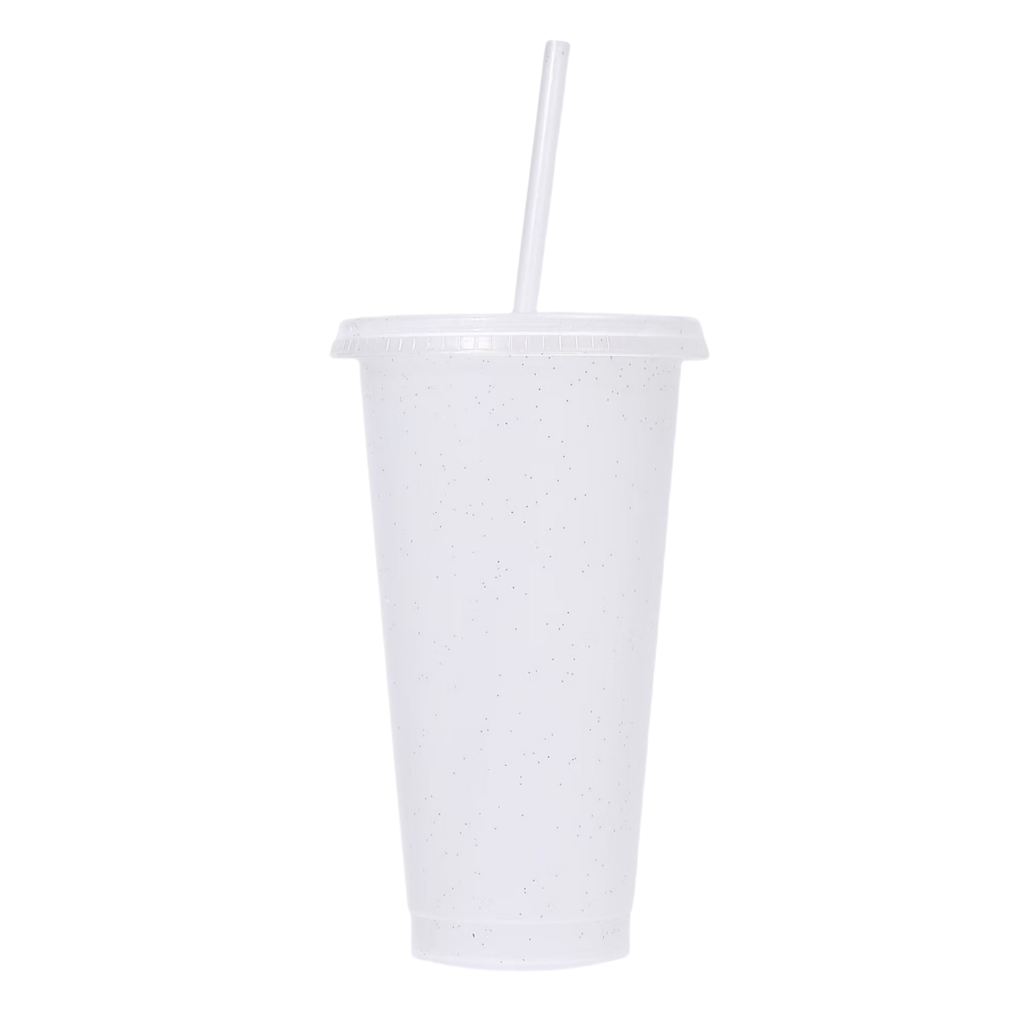 Double Wall Cute Glitter Straw Cup 7