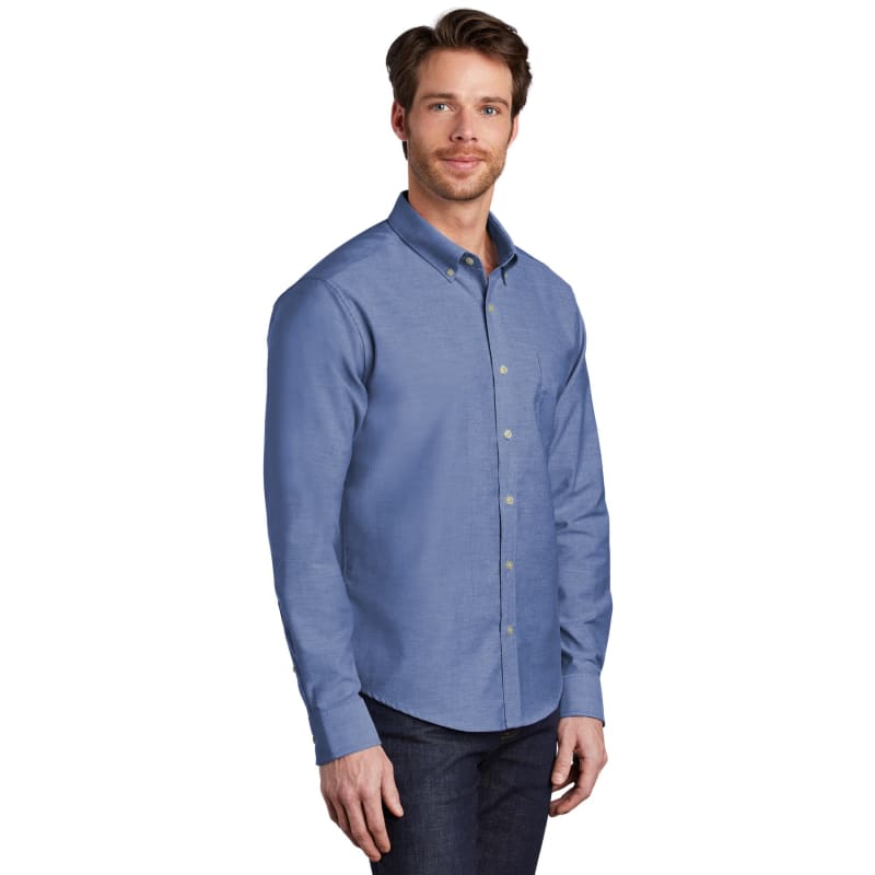 Port Authority Untucked Fit SuperPro Oxford 12