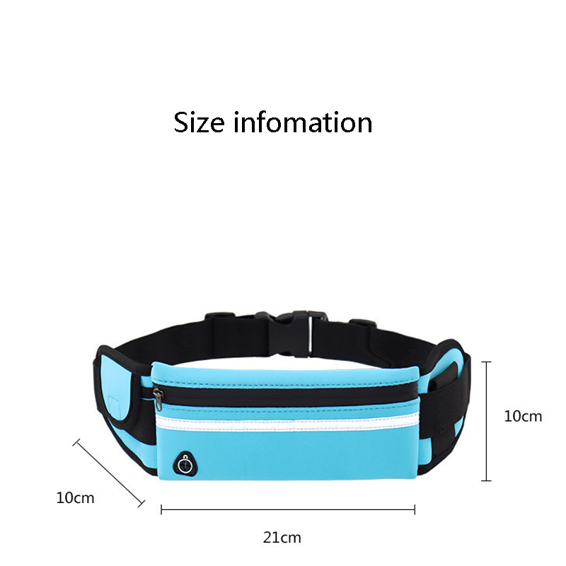 Sports Waterproof Running Waist Belt Bag 7