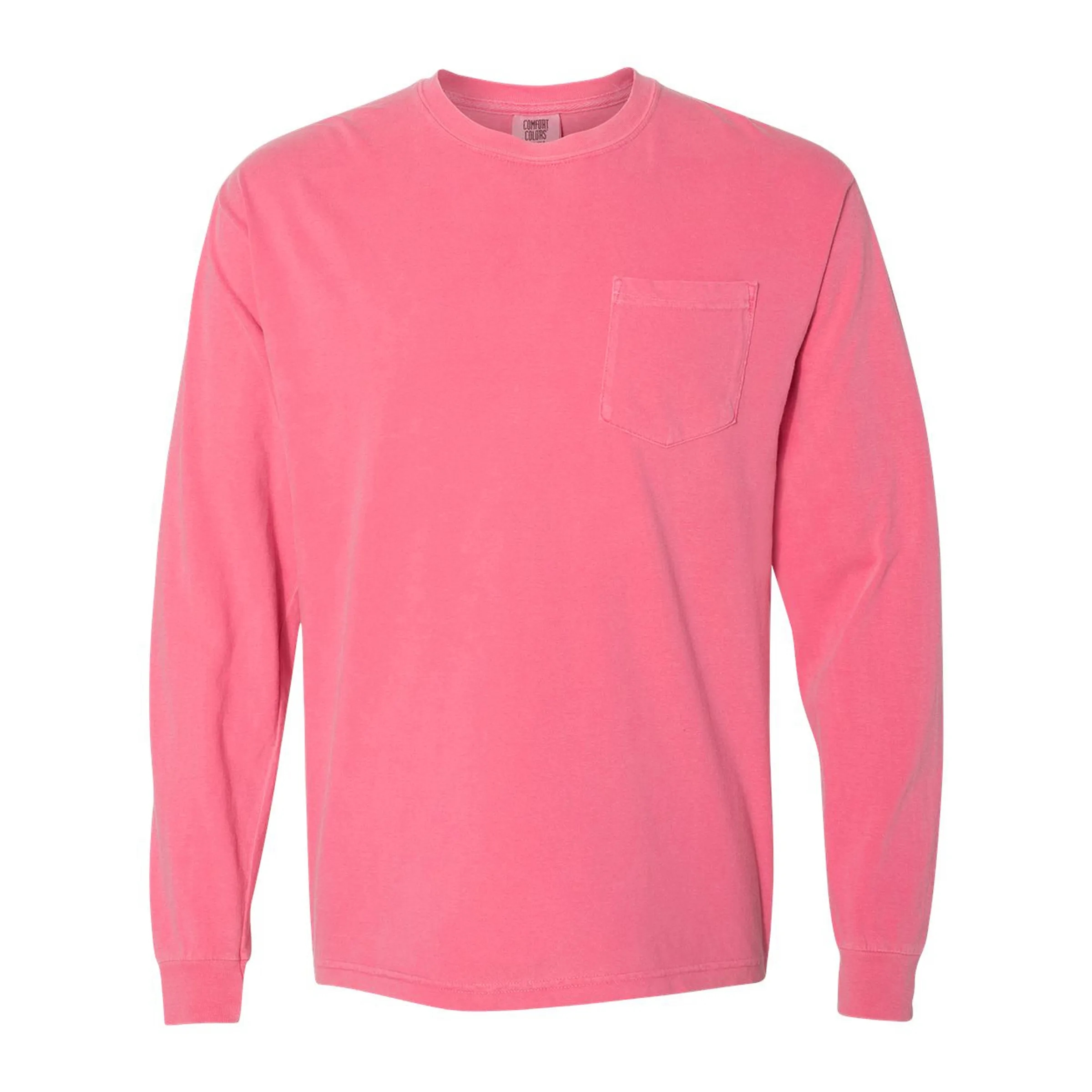COMFORT COLORS ADULT 6.1 OZ LONG-SLEEVE POCKET T-SHIRT 19