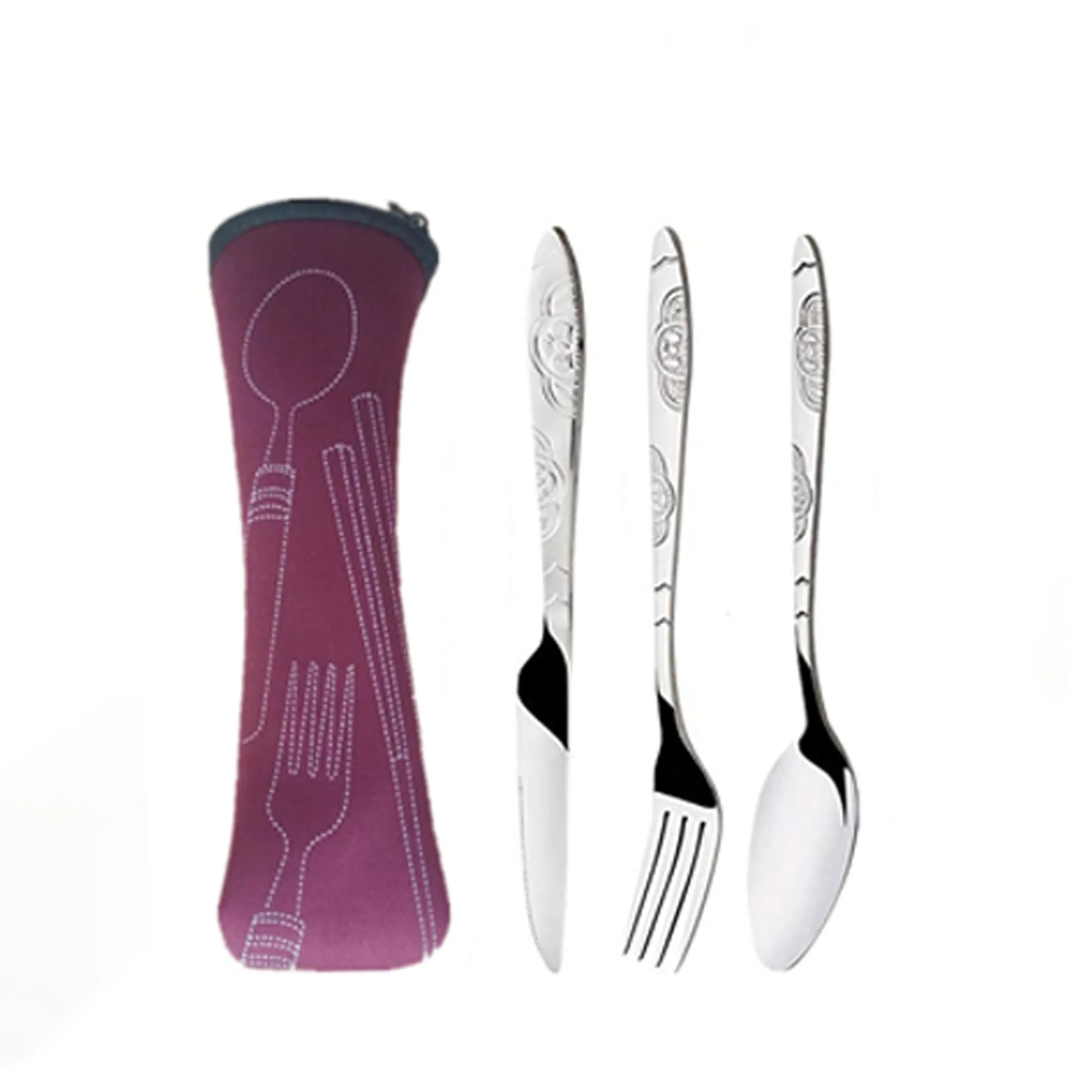Travel Cutlery Reusable Silverware Set 2