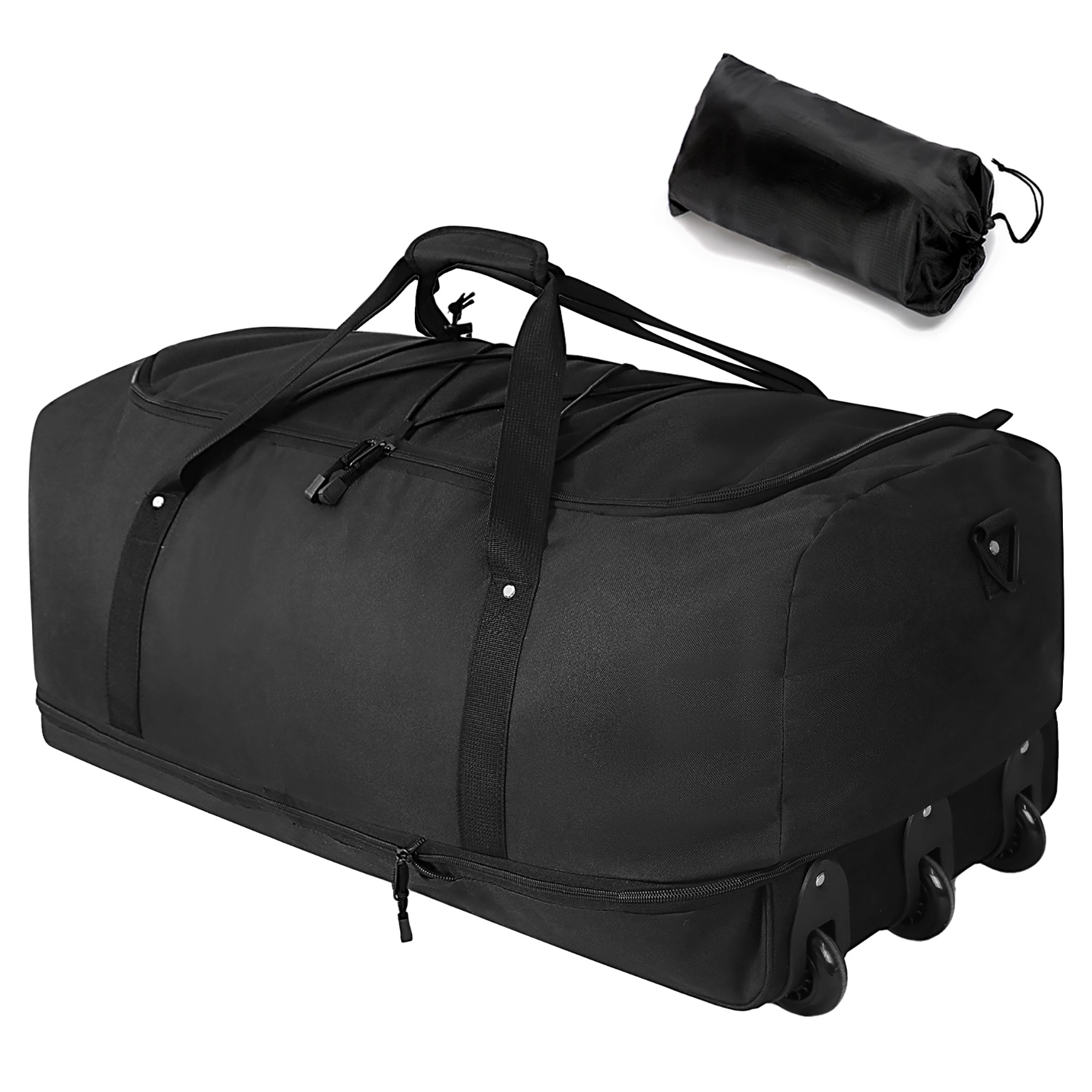 Durable Rolling Duffel Bag Backpack 3