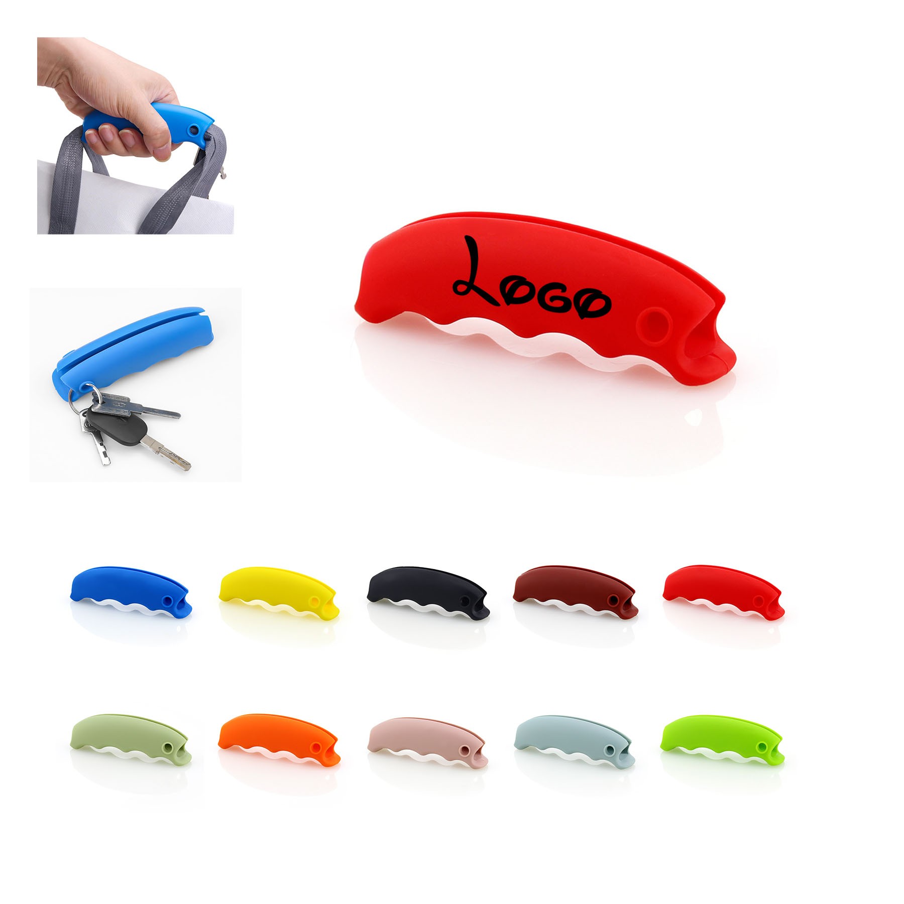 Labor-Saving Silicone Shopping Bag Carrier