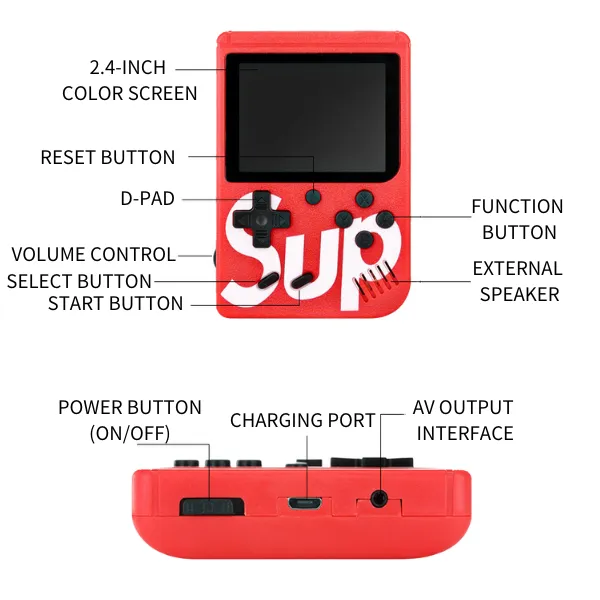 Mini 400-in-1 Gaming System 4
