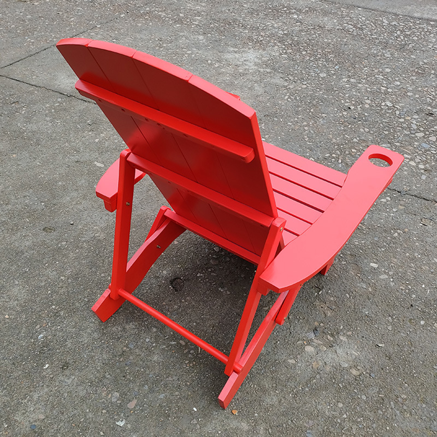 Outdoor Porch Wood Frog Chair 5
