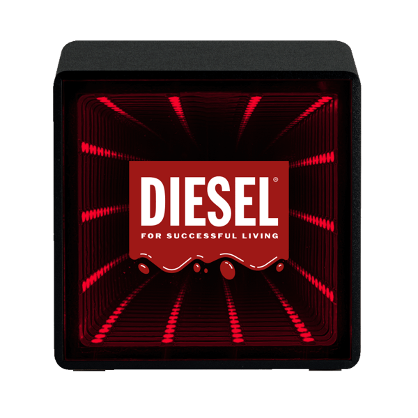 Orbit Wood Grain Mirror Light-Up Speaker 54